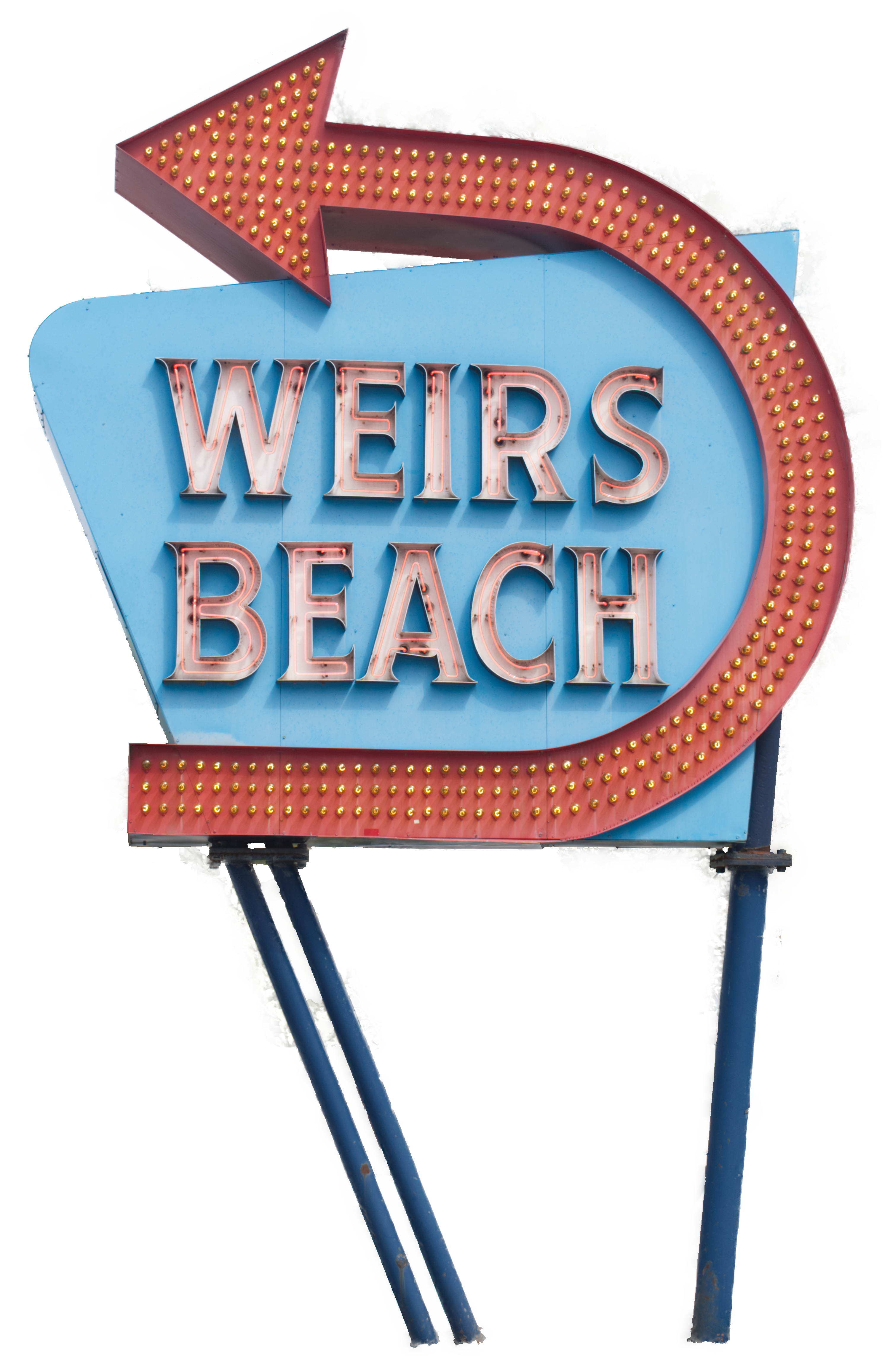 Weirs Beach Sign